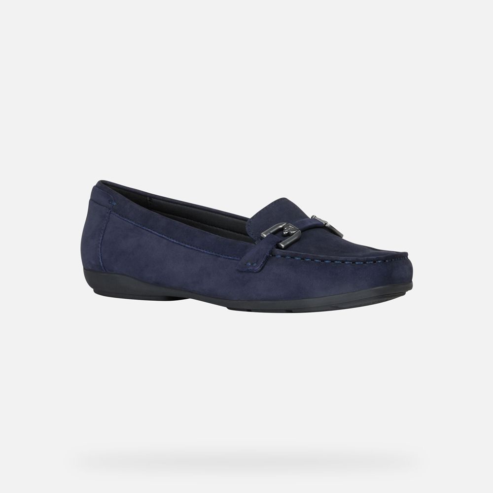 Mocassins Geox Senhora Azuis Escuro - Annytah - VTYNP3012